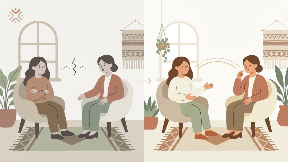 Therapy rupture and repair: client and therapist move from tension to reconnection
